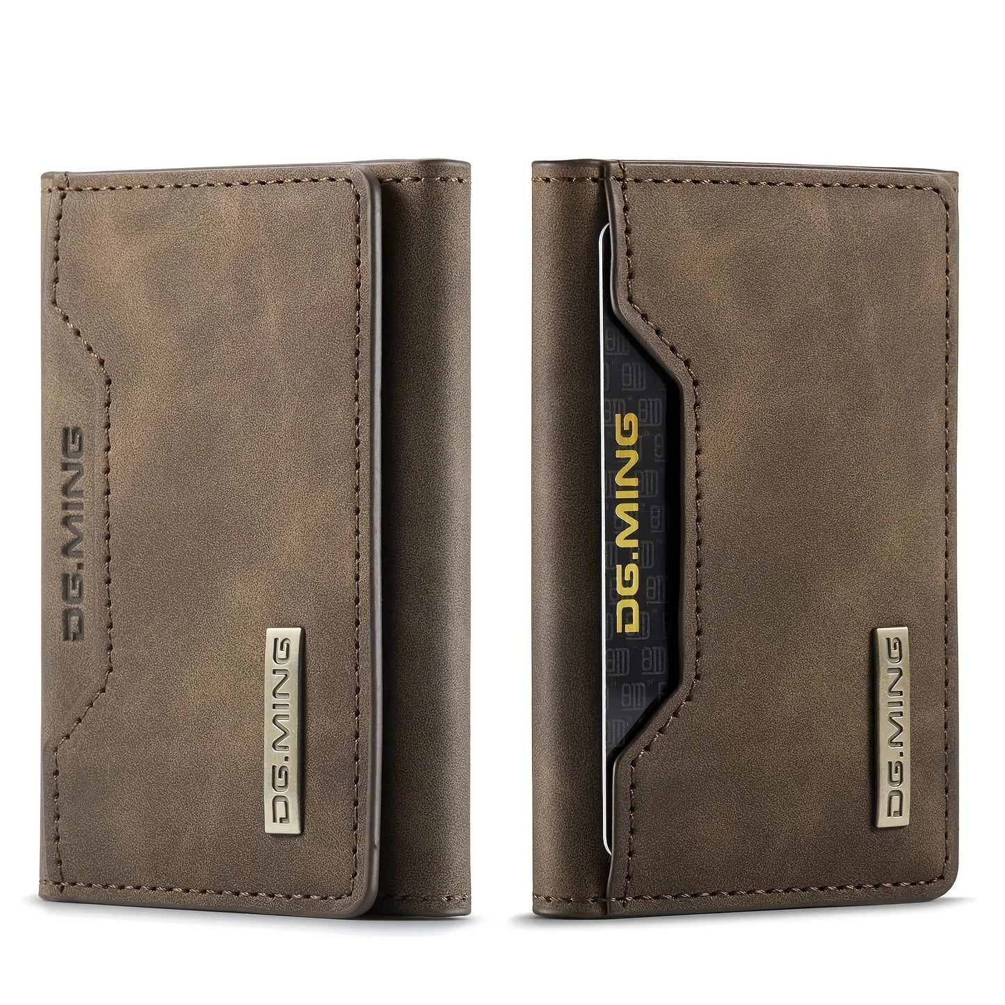 Portefeuille business haute capacité avec protection RFID pour homme