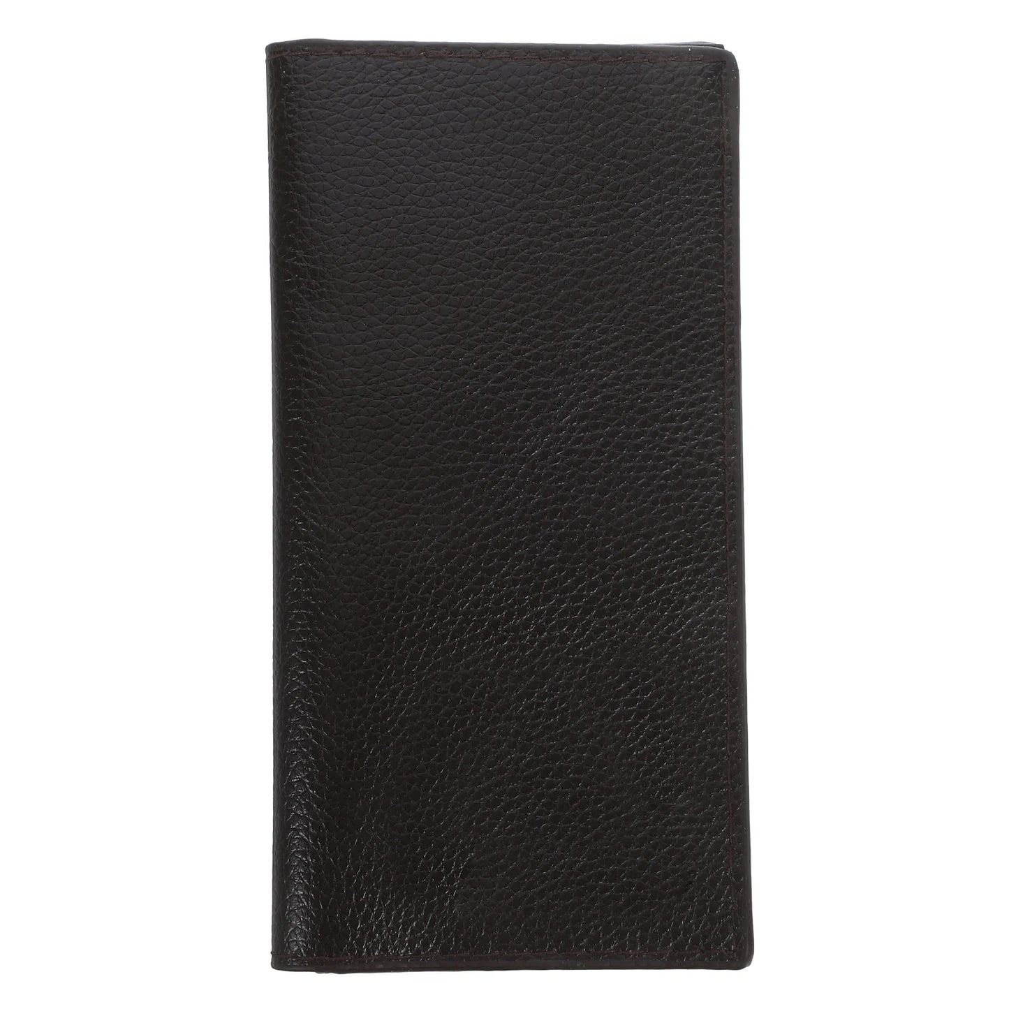 Portefeuille long homme vintage en cuir PU avec porte-cartes et porte-chéquier