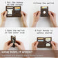 Portefeuille Magic Wallet  en cuir véritable - Pop-Up & RFID