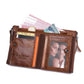 Portefeuille homme  en cuir de vachette Crazy Horse avec protection RFID