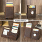 Portefeuille Magic Wallet  en cuir véritable - Pop-Up & RFID