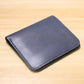 Portefeuille homme en cuir véritable compact et fin avec porte-cartes et compartiment billets