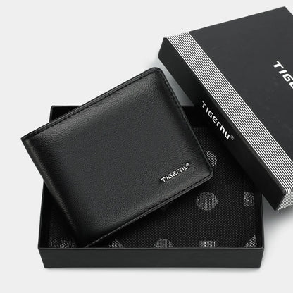 Portefeuille business en cuir PU premium avec protection RFID