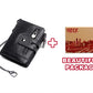Portefeuille homme cuir véritable RFID avec chaîne zippé compact personnalisable