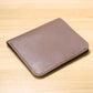 Portefeuille homme en cuir véritable compact et fin avec porte-cartes et compartiment billets