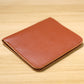 Portefeuille homme en cuir véritable compact et fin avec porte-cartes et compartiment billets