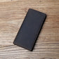 Portefeuille long homme en cuir véritable vintage avec porte-cartes et compartiment téléphone