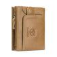 Portefeuille homme cuir véritable compact multifonction RFID avec rabat et zip