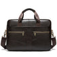 Mallette business Westal en cuir véritable pour homme - sacoche bureau et avocat