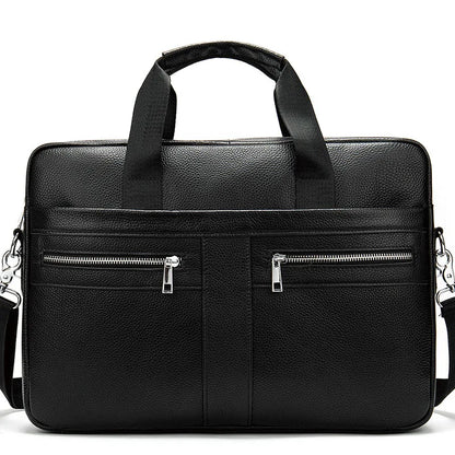 Mallette business Westal en cuir véritable pour homme - sacoche bureau et avocat