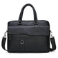 Mallette business  en cuir refendu pour homme - sacoche ordinateur 13,3