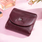 Portefeuille court en cuir véritable pour femme – Mini organiseur compact
