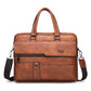 Mallette business  en cuir refendu pour homme - sacoche ordinateur 13,3