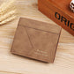 Portefeuille homme vintage en cuir PU souple et porte-cartes compact
