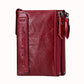 Portefeuille homme  en cuir de vachette Crazy Horse avec protection RFID