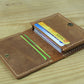 Porte-cartes en cuir véritable pour homme et femme – Porte-cartes de luxe, avec plusieurs emplacements pour cartes, style business