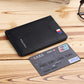 Porte-Cartes Vertical  - Ultra-Mince & Cuir de Vachette Premium