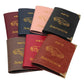 Porte-documents voiture en cuir PU pour permis et papiers auto style vintage russe