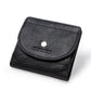 Petit portefeuille en cuir véritable pour femme et homme avec porte-monnaie
