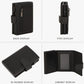 Portefeuille carte compact en cuir synthétique RFID avec porte-cartes sécurisé homme
