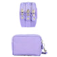 Porte-monnaie compact en nylon imperméable avec porte-cartes zippé pour femme