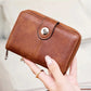Portefeuille vintage pour femme en cuir PU avec protection RFID