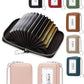 Porte-carte en accordéon avec protection RFID et porte-clés