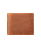 Portefeuille homme en cuir véritable crazy horse avec protection rfid et porte-monnaie