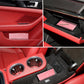 Porte-documents voiture homme en denim et cuir PU pour carte grise et permis