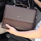 Sacoche business en cuir pu pour homme avec bandoulière amovible et format tablette