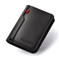Porte-cartes homme compact en cuir PU ultra fin avec rangement cartes et billets