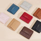 Portefeuille femme  en simili cuir grainé avec porte-monnaie zippé