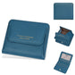 Portefeuille femme  en simili cuir grainé avec porte-monnaie zippé