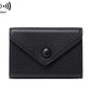 Porte-carte accordéon anti-fraude rfid en cuir pu grainé avec poche monnaie