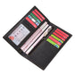 Portefeuille long slim pour homme avec multiples fentes pour cartes