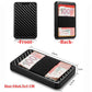 Porte-carte coulissant en fibre de carbone anti-RFID - Smart Wallet compact