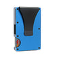 Porte-cartes RFID en fibre carbone et aluminium slim avec clip billets compact