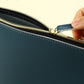 Porte-documents A4 en cuir avec fermeture zippée pour contrats et documents professionnels