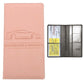 Porte-documents voiture homme en denim et cuir PU pour carte grise et permis