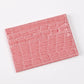 Porte-carte mince en cuir pu à motif crocodile pour homme et femme