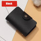 Porte-carte 24 fentes anti-vol en cuir pu pour femme et homme