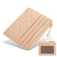 Porte-carte Baellerry ultra-mince et élégant en cuir PU pour femme