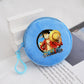 Porte-monnaie rond en peluche One Piece pour enfants et fans d'Anime