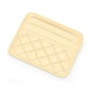 Porte-carte de luxe en cuir de mouton ultra-mince avec motif en damier