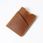 Porte-cartes slim en cuir véritable Crazy Horse avec rangement compact pour cartes