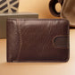 Portefeuille en cuir véritable pour homme – Portefeuille bifold simple avec protection RFID, plusieurs couleurs disponibles