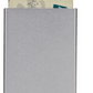 Porte-cartes RFID en métal ultra fin avec système pop-up portefeuille minimaliste