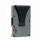 Porte-cartes RFID en fibre carbone et aluminium slim avec clip billets compact