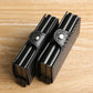 Portefeuille double compartiment aluminium et cuir PU avec protection RFID