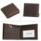 Portefeuille en cuir véritable avec protection RFID pour homme – Portefeuille vintage avec compartiments pour cartes et monnaie